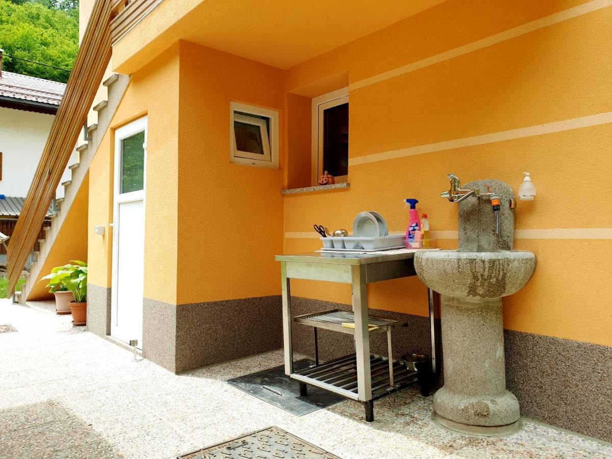 Apartment And Garden House Among The Mountains Podbrdo Luaran gambar