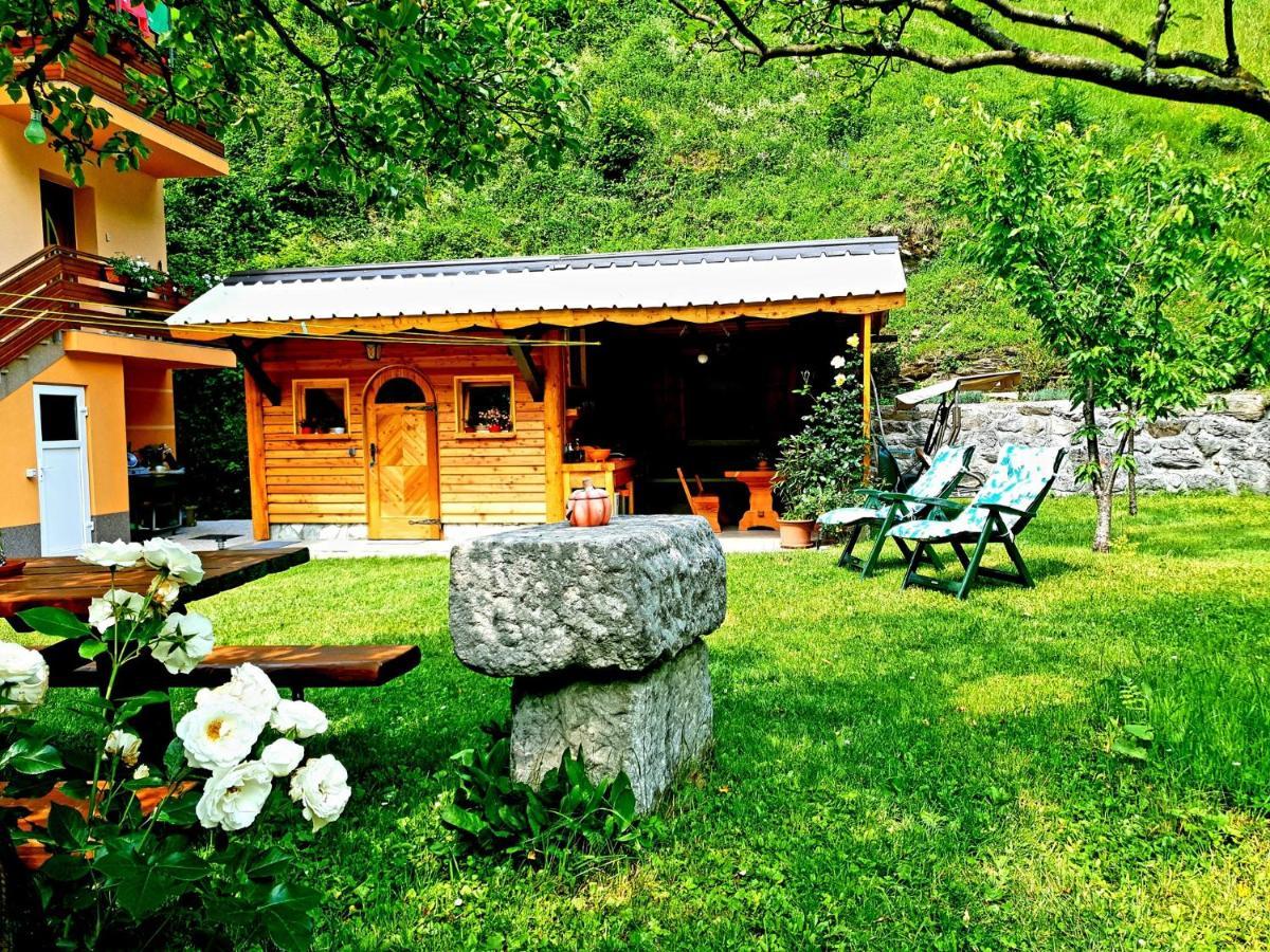 Apartment And Garden House Among The Mountains Podbrdo Luaran gambar